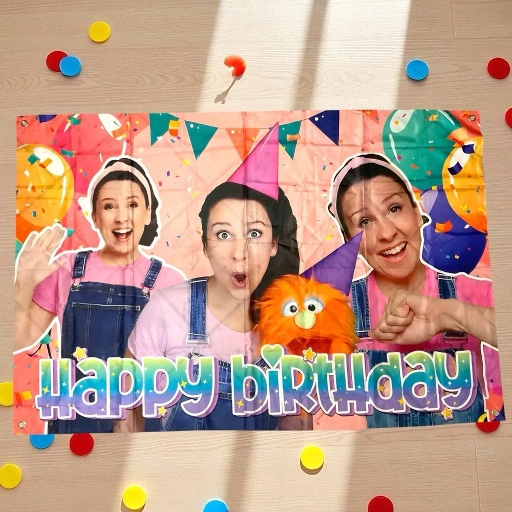 Celebrate Miss Rachel's Way: The Ultimate Birthday Bash Backdrop! NWOT Banner
